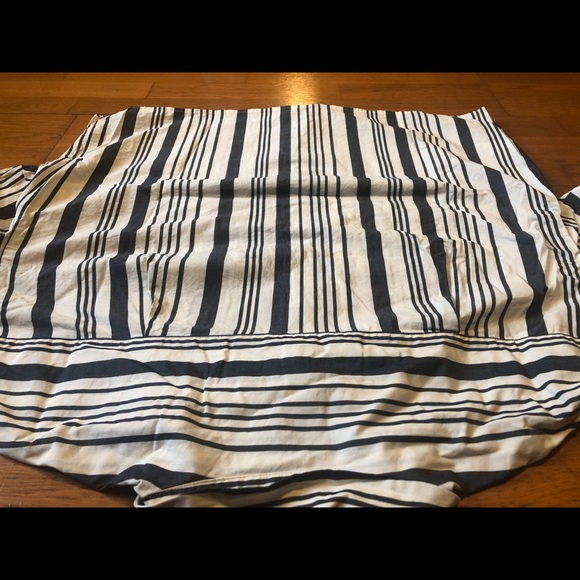 Striped Button Down Blouse with Ruffled Sleeve - Picture 3 of 6